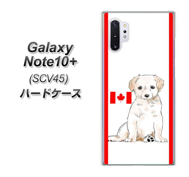 au ギャラクシー ノート10+ SCV45 高画質仕上げ 背面印刷 ハードケース【YD824 ラブラドールレトリバー05】