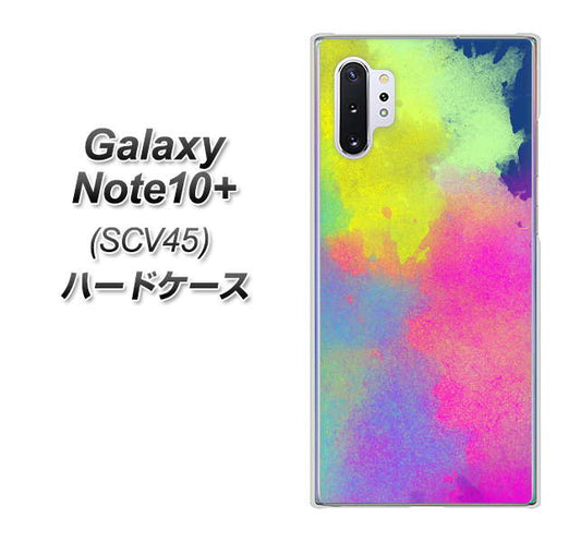 au ギャラクシー ノート10+ SCV45 高画質仕上げ 背面印刷 ハードケース【YJ294 デザイン色彩】