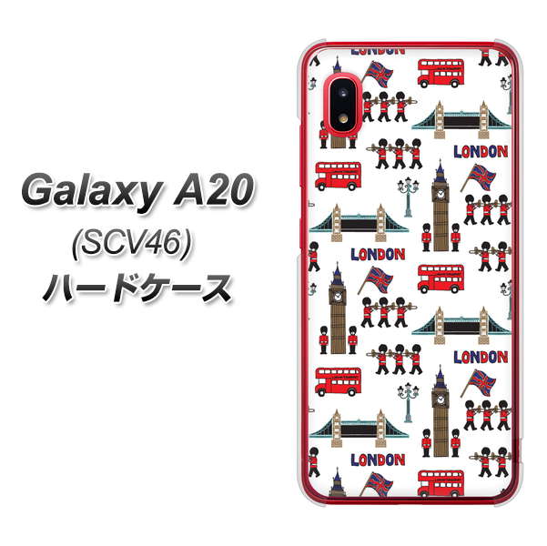 au ギャラクシー A20 SCV46 高画質仕上げ 背面印刷 ハードケース【EK811 ロンドンの街】