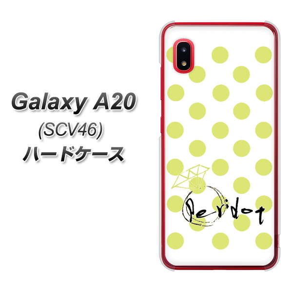 au ギャラクシー A20 SCV46 高画質仕上げ 背面印刷 ハードケース【OE817 8月ペリシンプル】
