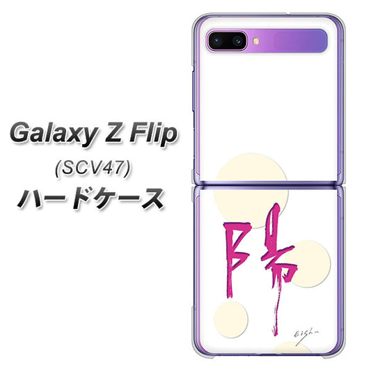 au ギャラクシーZ フリップ SCV47 高画質仕上げ 背面印刷 ハードケース【OE833 陽】