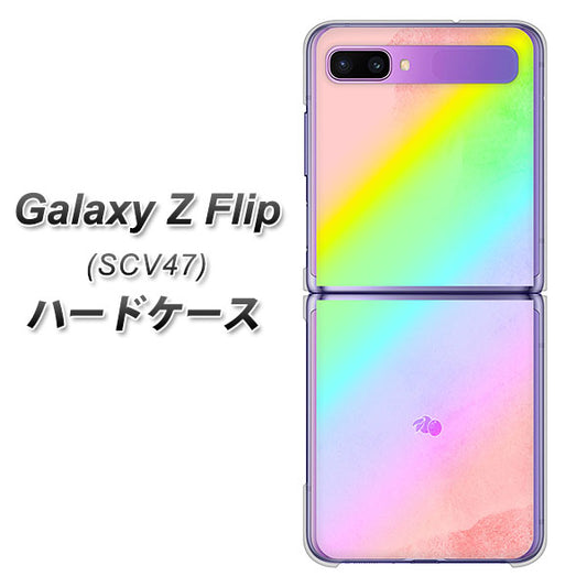 au ギャラクシーZ フリップ SCV47 高画質仕上げ 背面印刷 ハードケース【YJ287 デザイン】