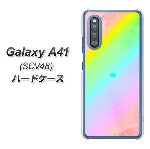 au ギャラクシーA41 SCV48 高画質仕上げ 背面印刷 ハードケース【YJ287 デザイン】