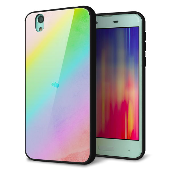 docomo アクオス センス SH-01K 強化ガラス&TPUスマホケース ガラプリ【YJ287 デザイン】