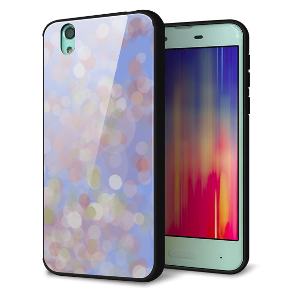 docomo アクオス センス SH-01K 強化ガラス&TPUスマホケース ガラプリ【YJ293 デザイン】