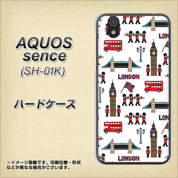 docomo アクオス センス SH-01K 高画質仕上げ 背面印刷 ハードケース【EK811 ロンドンの街】