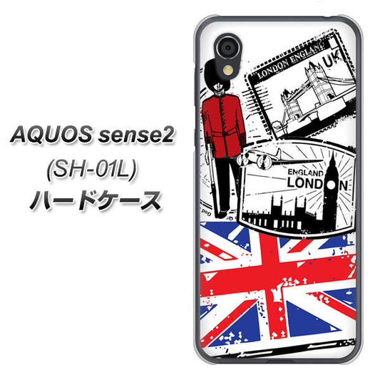 docomo アクオスセンス2 SH-01L 高画質仕上げ 背面印刷 ハードケース【574 LONDON】