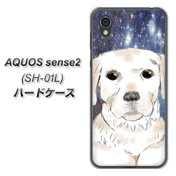 docomo アクオスセンス2 SH-01L 高画質仕上げ 背面印刷 ハードケース【YD820 ラブラドールレトリバー01】