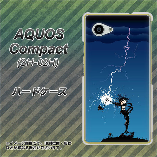 AQUOS Compact SH-02H docomo 417 ゴルファーの苦難 ハードケース 背面印刷