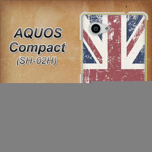 AQUOS Compact SH-02H docomo 506 ユニオンジャック ビンテージ ハードケース 背面印刷