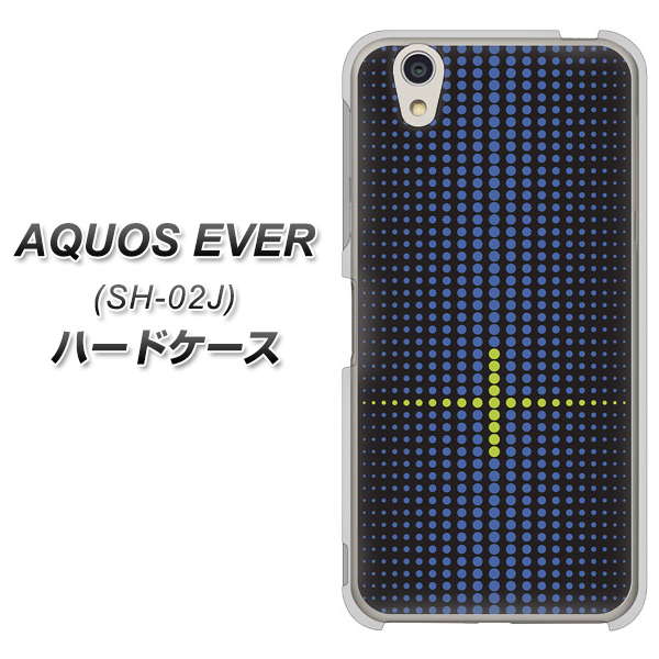 docomo アクオスエバー SH-02J 高画質仕上げ 背面印刷 ハードケース【IB907 グラデーションドット】