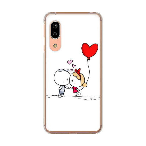 AQUOS sense3 SH-02M docomo 高画質仕上げ 背面印刷 ハードケース カップル