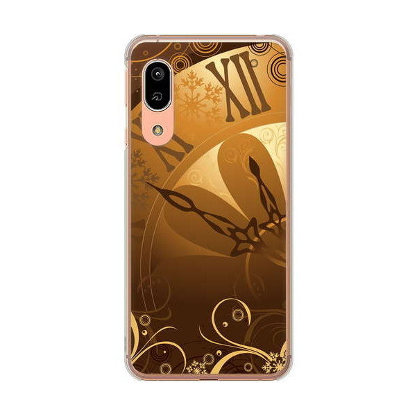 AQUOS sense3 SH-02M docomo 高画質仕上げ 背面印刷 ハードケース 【185 時を刻む針】