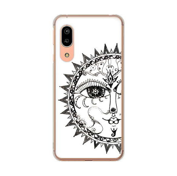 AQUOS sense3 SH-02M docomo 高画質仕上げ 背面印刷 ハードケース 【207 太陽神】