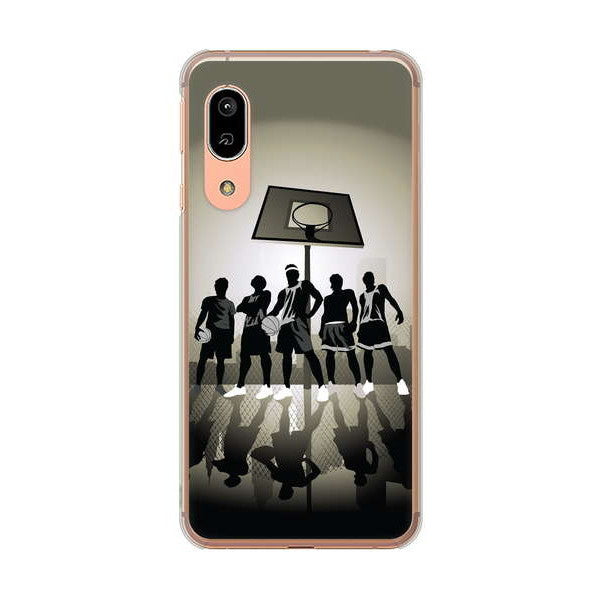 AQUOS sense3 SH-02M docomo 高画質仕上げ 背面印刷 ハードケース 【389 クールバスケ】