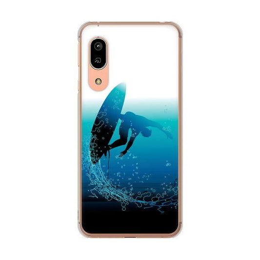 AQUOS sense3 SH-02M docomo 高画質仕上げ 背面印刷 ハードケース 【416 カットバック】