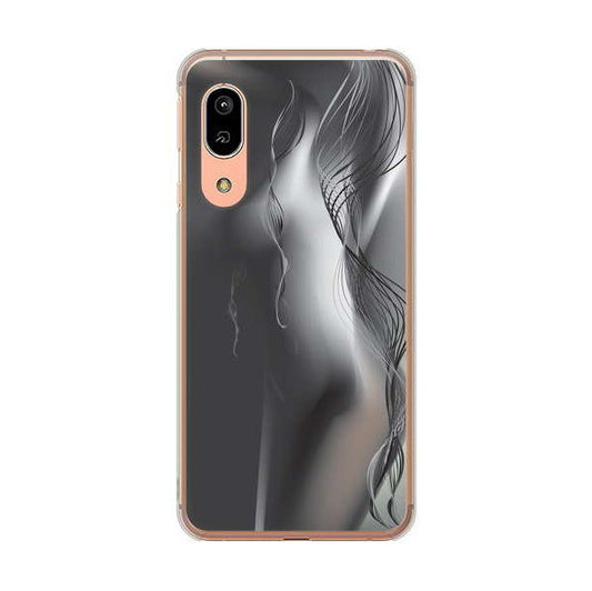 AQUOS sense3 SH-02M docomo 高画質仕上げ 背面印刷 ハードケース 【566 ボディウォール】