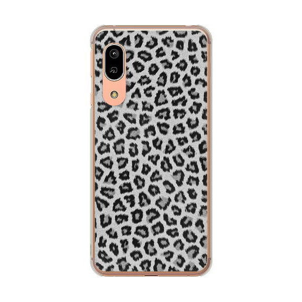 AQUOS sense3 SH-02M docomo 高画質仕上げ 背面印刷 ハードケース ヒョウ柄ベーシックS