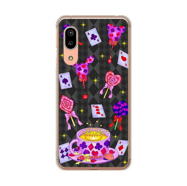 AQUOS sense3 SH-02M docomo 高画質仕上げ 背面印刷 ハードケース むかいあぐる トランプティー