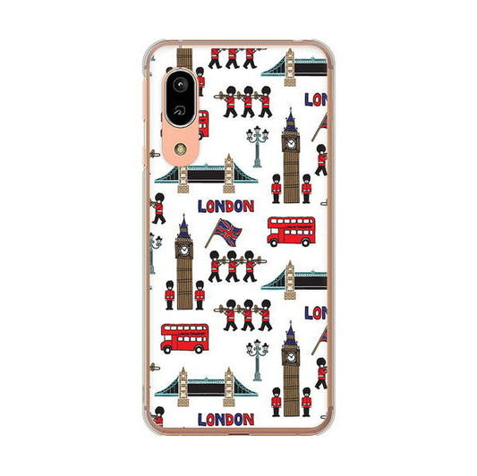 AQUOS sense3 SH-02M docomo 高画質仕上げ 背面印刷 ハードケース 【EK811 ロンドンの街】