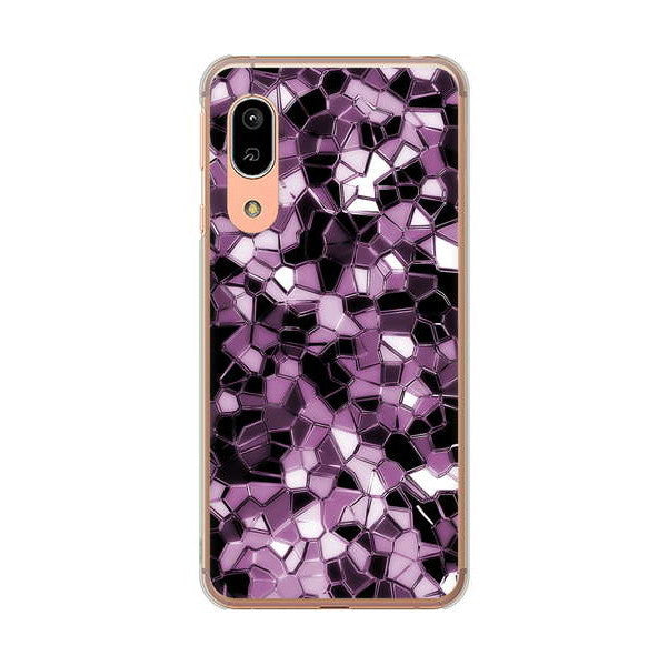 AQUOS sense3 SH-02M docomo 高画質仕上げ 背面印刷 ハードケース 【EK837 テクニカルミラーパープル】