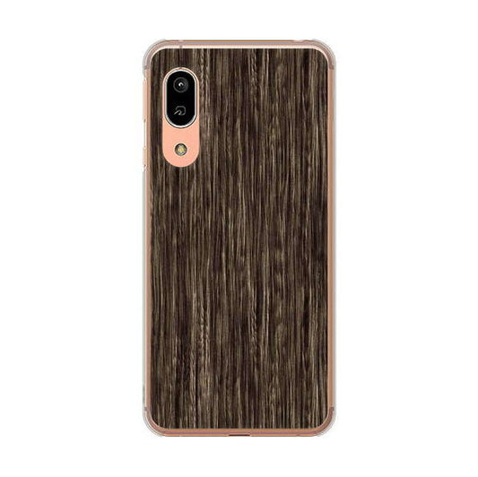 AQUOS sense3 SH-02M docomo 高画質仕上げ 背面印刷 ハードケース 【EK848 木目ダークブラウン】