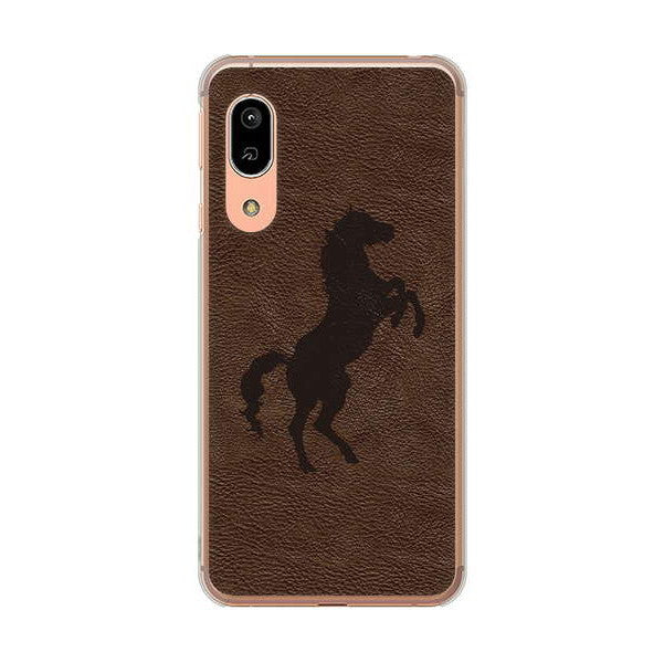 AQUOS sense3 SH-02M docomo 高画質仕上げ 背面印刷 ハードケース レザー風