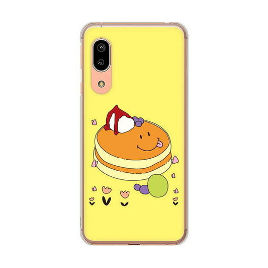AQUOS sense3 SH-02M docomo 高画質仕上げ 背面印刷 ハードケース スイーツイラスト