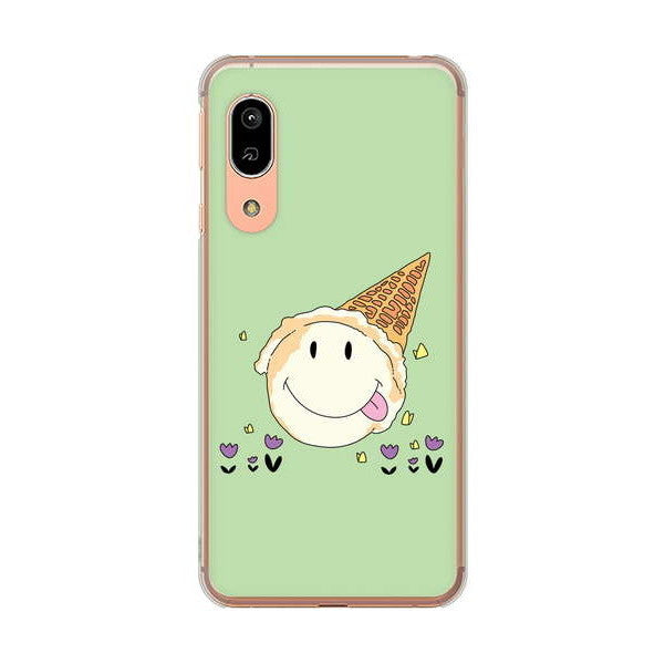 AQUOS sense3 SH-02M docomo 高画質仕上げ 背面印刷 ハードケース スイーツイラスト