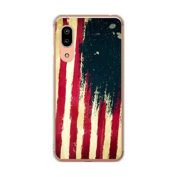 AQUOS sense3 SH-02M docomo 高画質仕上げ 背面印刷 ハードケース 【MI805 ヴィンテージアメリカ】