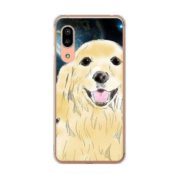 AQUOS sense3 SH-02M docomo 高画質仕上げ 背面印刷 ハードケース ゴールデンレトリバー