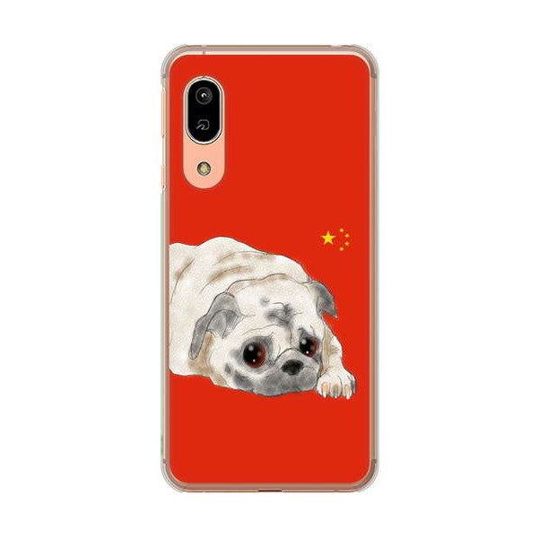 AQUOS sense3 SH-02M docomo 高画質仕上げ 背面印刷 ハードケース パグ