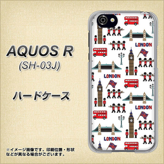 docomo アクオスR SH-03J 高画質仕上げ 背面印刷 ハードケース【EK811 ロンドンの街】