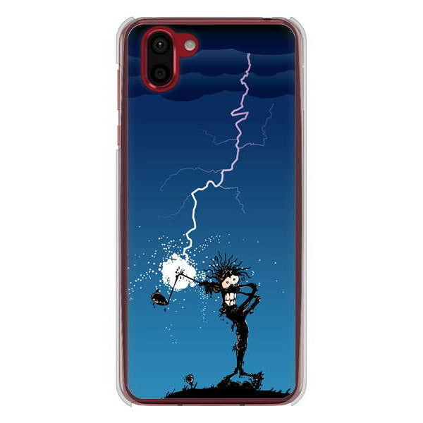 AQUOS R2 SH-03K docomo 高画質仕上げ 背面印刷 ハードケース 【417 ゴルファーの苦難】