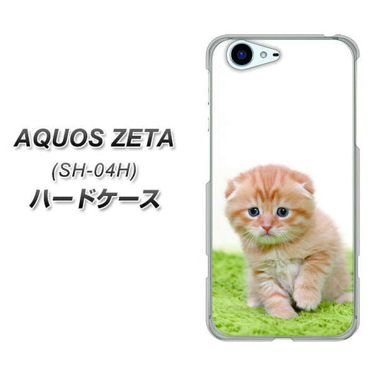 docomo アクオスゼータ SH-04H 高画質仕上げ 背面印刷 ハードケース【VA802 ネコこっそり】