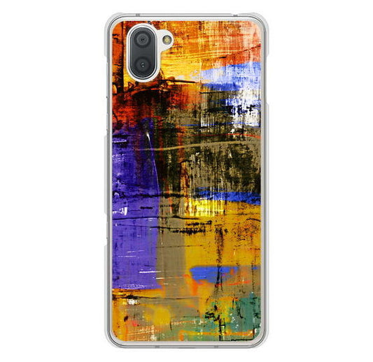 AQUOS R3 SH-04L docomo 高画質仕上げ 背面印刷 ハードケース 【609 クラッシュアートBL】