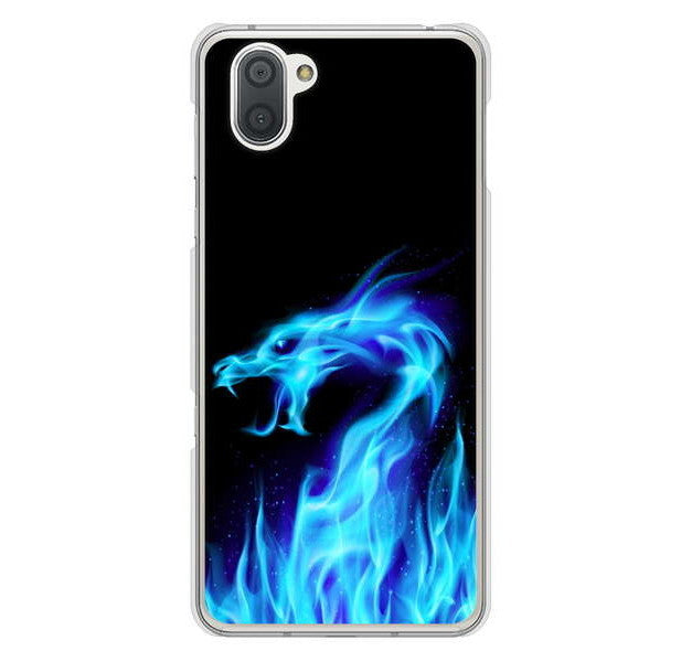 AQUOS R3 SH-04L docomo 高画質仕上げ 背面印刷 ハードケース ドラゴン