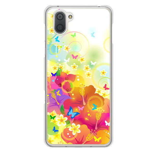 AQUOS R3 SH-04L docomo 高画質仕上げ 背面印刷 ハードケース バタフライ