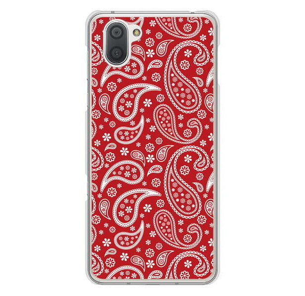 AQUOS R3 SH-04L docomo 高画質仕上げ 背面印刷 ハードケース ペイズリー