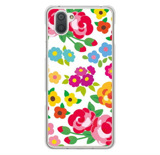 AQUOS R3 SH-04L docomo 高画質仕上げ 背面印刷 ハードケース 【776 5月のフラワーガーデン】