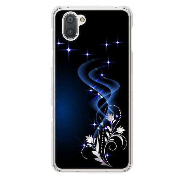 AQUOS R3 SH-04L docomo 高画質仕上げ 背面印刷 ハードケース 【1278 華より昇る流れ】