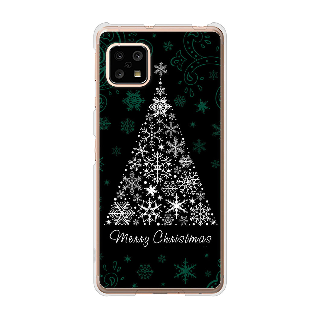 AQUOS sense4 SH-41A docomo 高画質仕上げ 背面印刷 ハードケース クリスマス