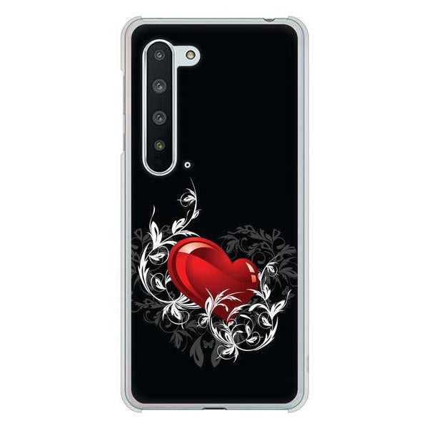 AQUOS R5G SH-51A docomo 高画質仕上げ 背面印刷 ハードケース きらめきハート