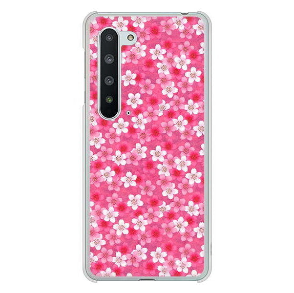 AQUOS R5G SH-51A docomo 高画質仕上げ 背面印刷 ハードケース リバティプリント