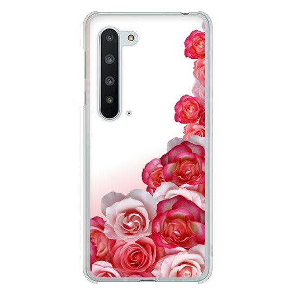AQUOS R5G SH-51A docomo 高画質仕上げ 背面印刷 ハードケース ロマンチックなバラ