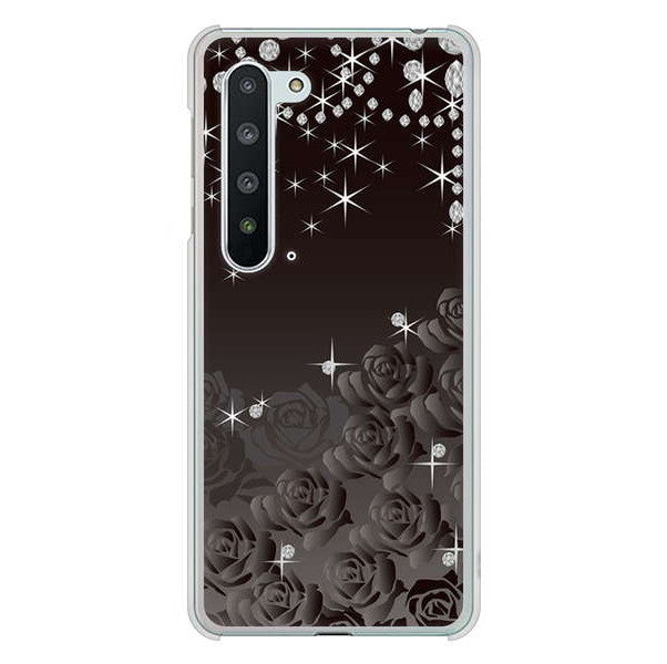 AQUOS R5G SH-51A docomo 高画質仕上げ 背面印刷 ハードケース ロマンチックなバラ