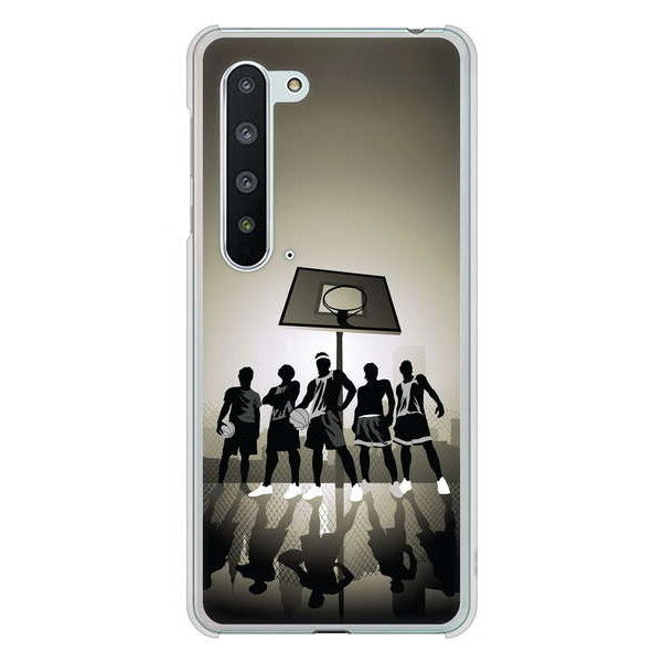 AQUOS R5G SH-51A docomo 高画質仕上げ 背面印刷 ハードケース 【389 クールバスケ】