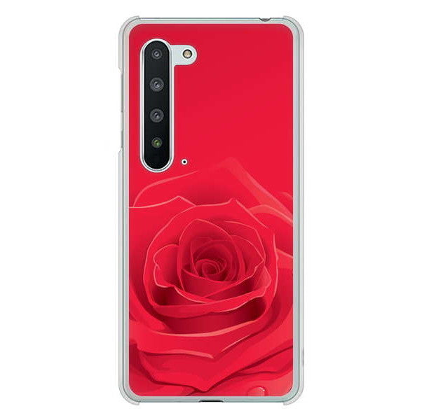 AQUOS R5G SH-51A docomo 高画質仕上げ 背面印刷 ハードケース バラ