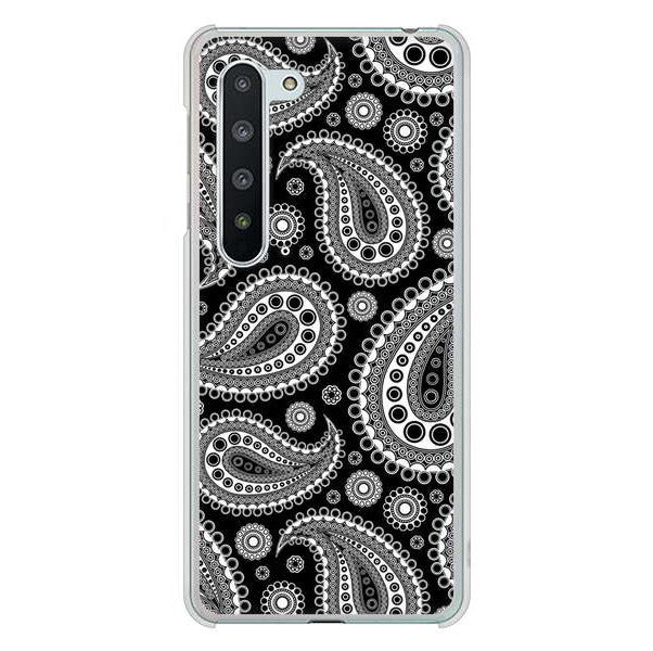 AQUOS R5G SH-51A docomo 高画質仕上げ 背面印刷 ハードケース ペイズリー