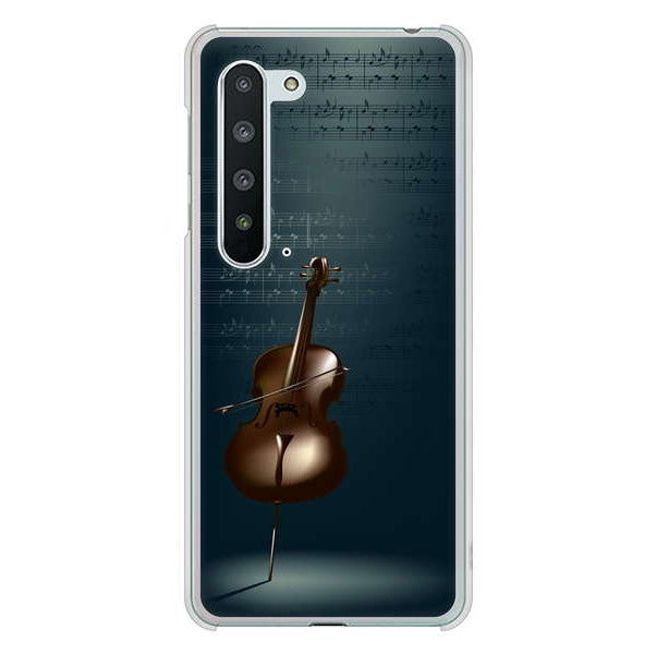 AQUOS R5G SH-51A docomo 高画質仕上げ 背面印刷 ハードケース 【441 楽譜】